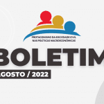 Boletim agosto/2022 – Protagonismo da Sociedade Civil nas Políticas Macroeconômicas