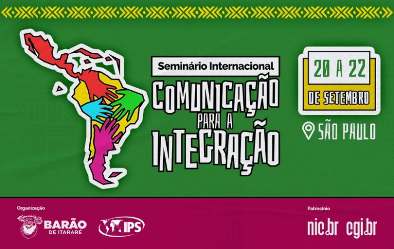 Leia mais sobre o artigo Com Fernando Morais e convidados internacionais, Brasil sedia seminário de comunicação e integração latino-americana