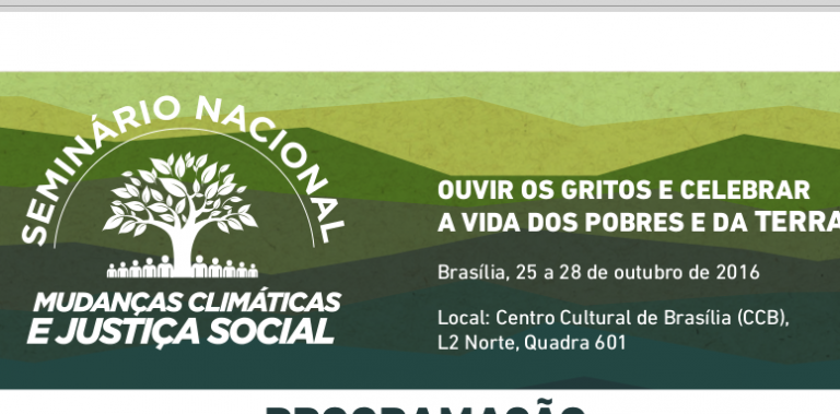Read more about the article Seminário Nacional Mudanças Climáticas se realizará em Brasília