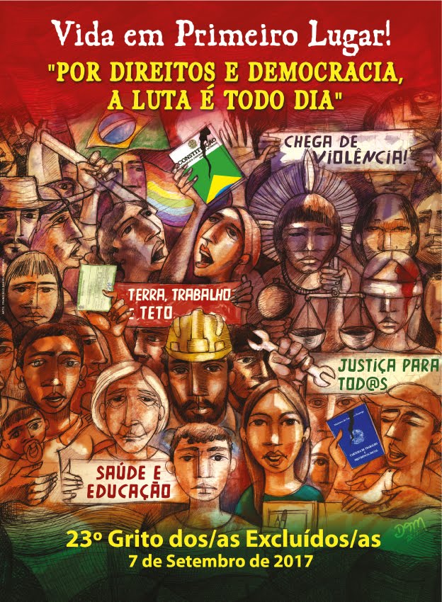 Read more about the article Por direitos e democracia, a luta é todo dia! – Grito dos/as Excluídos/as divulga spots e hino