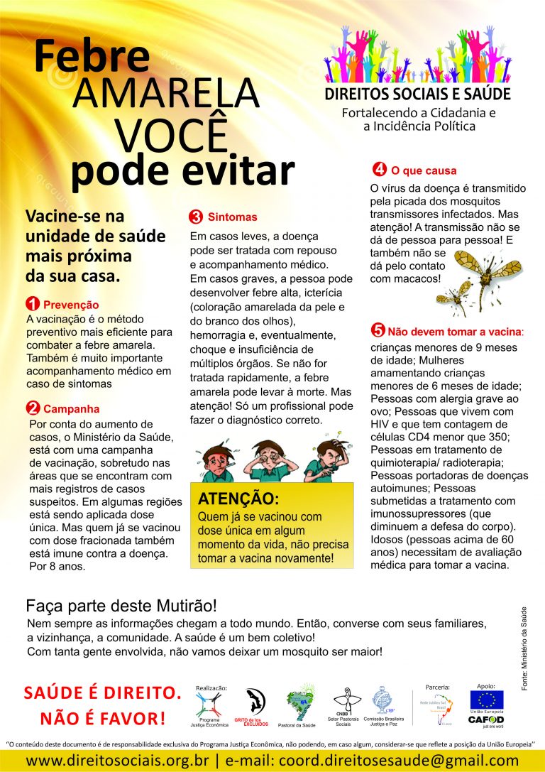 Read more about the article Grajaú – Projeto realiza campanha para intensificar combate à febre amarela