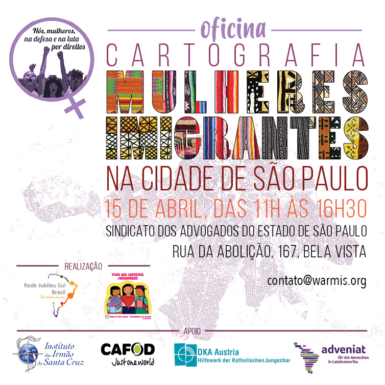 Read more about the article Projeto realiza oficina de cartografia social com mulheres imigrantes que moram em São Paulo