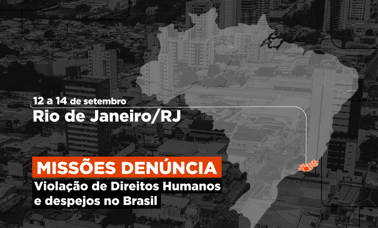 Read more about the article Missão denúncia no Rio de Janeiro fortalece a luta por moradia