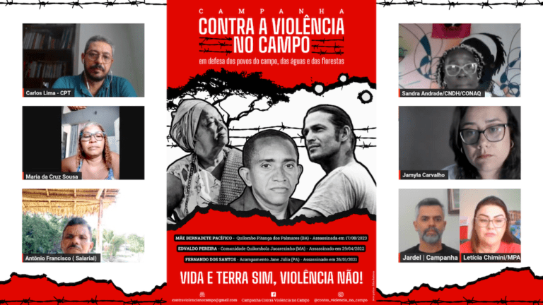 Leia mais sobre o artigo Campanha contra a Violência no Campo lança cartaz e lembra mártires da luta por terra e território